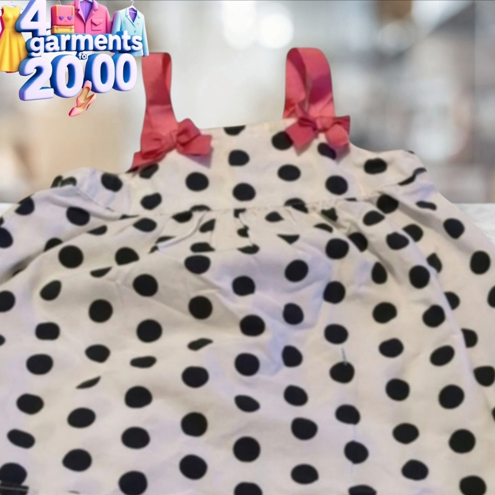 Baby 8 polka dot dress size 12-18 months